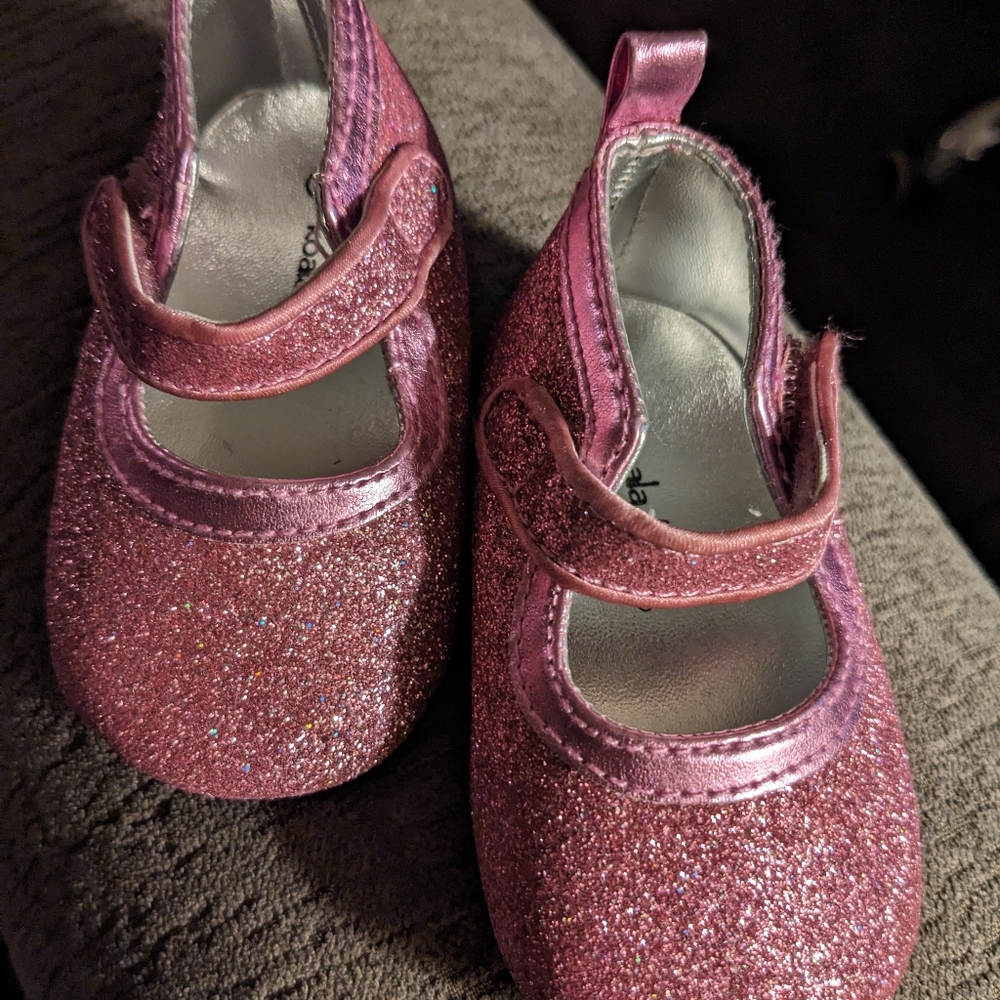 Baby/Toddler Girls * Sparkle Pink Koala Baby Dress Shoe* Size 2 * New